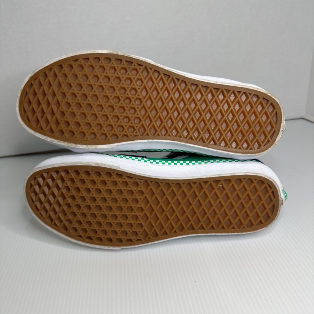 VANS Skateboard Shoes Sneakers Sk 8 Hi Top Off The Wall Mens 7.5 checkered laces - Picture 9 of 12